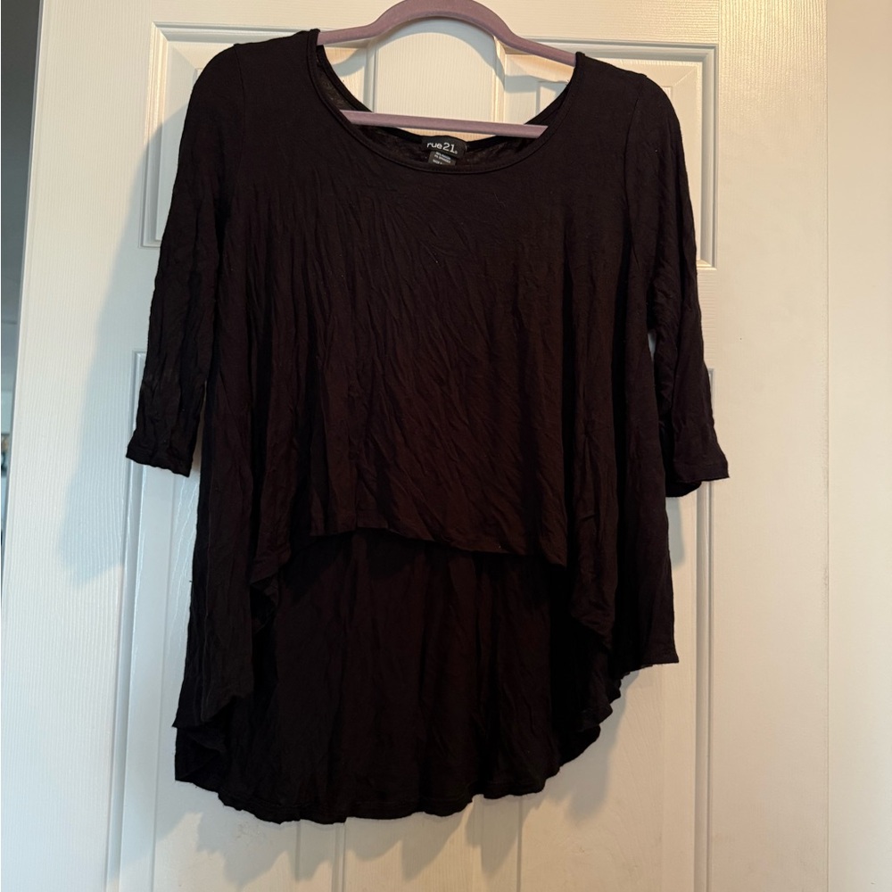 Black High-Low Top by rue21